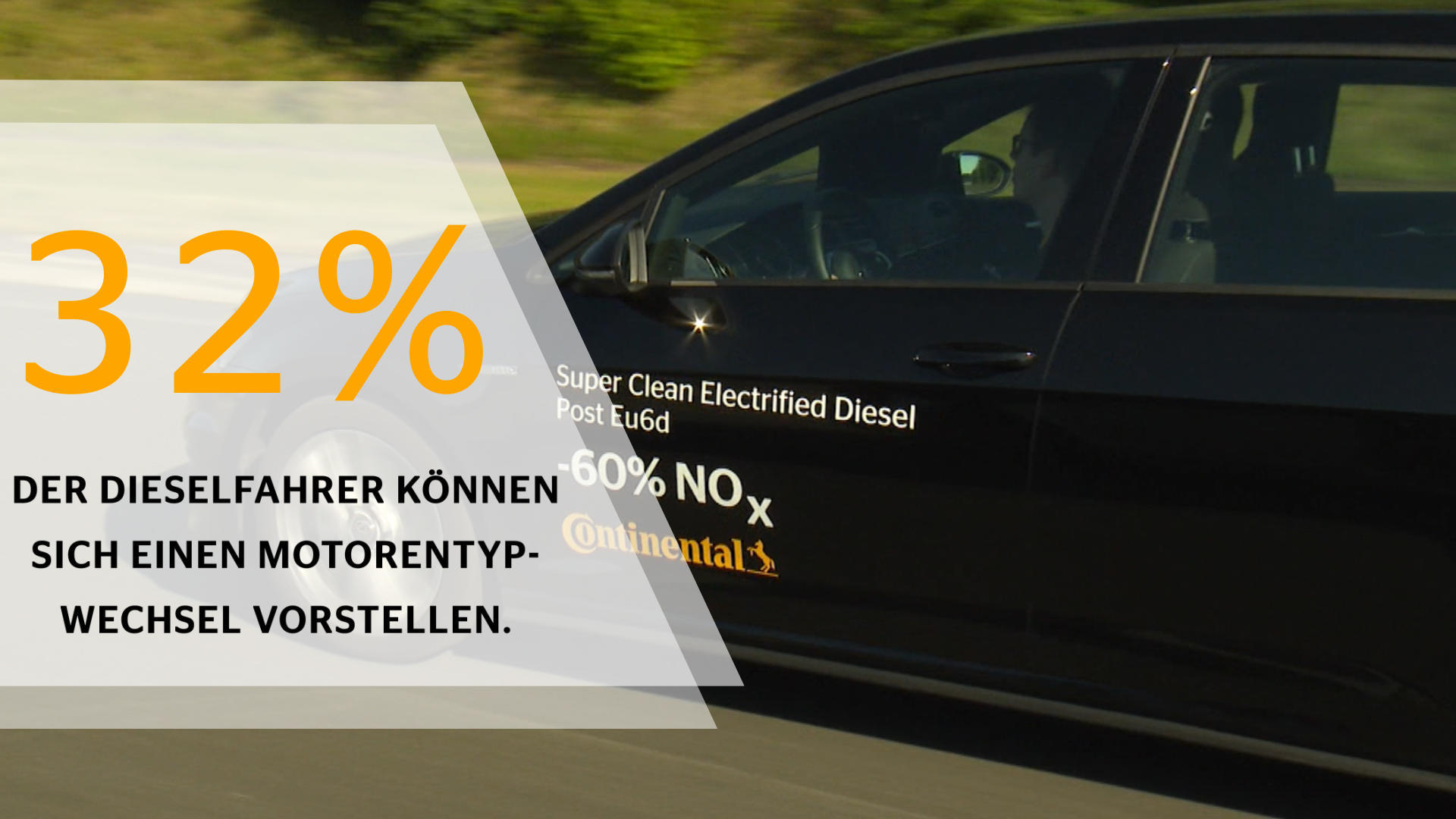 Ein Drittel der Dieselfahrer in Deutschland kann sich den Wechsel auf einen anderen Motorentyp vorstellen. Foto: Continental AG
